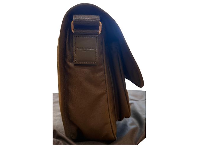 Autre Marque Saint Laurent Niki Messenger Nylon Marron - vue 2