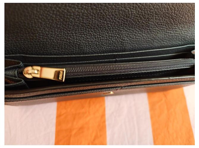 Billetera Furla de cuero negro - vista 5