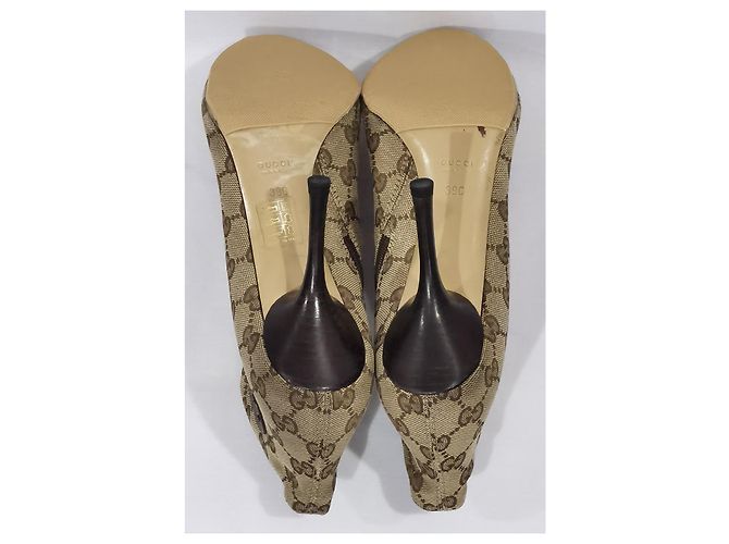 Gucci GG Canvas Stiefeletten Braun Beige - Ansicht 12