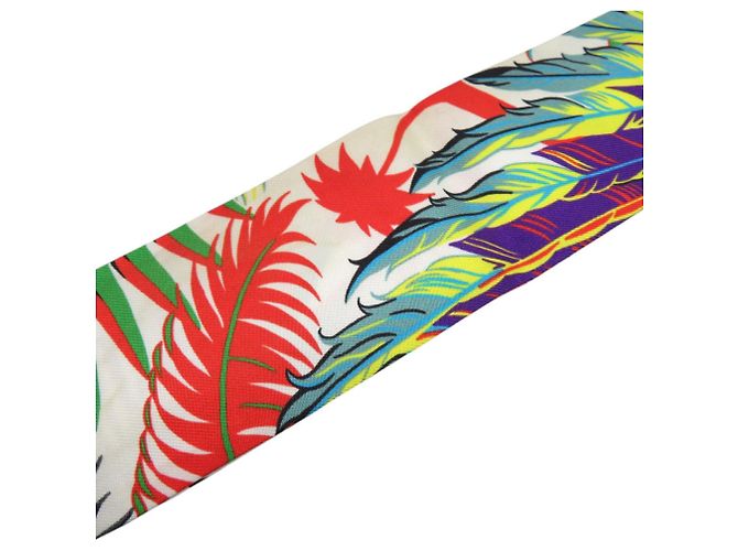 Foulard di seta Hermès Twilly MYTHIQUES PHOENIX COLORIAGE Multicolore - vista 4