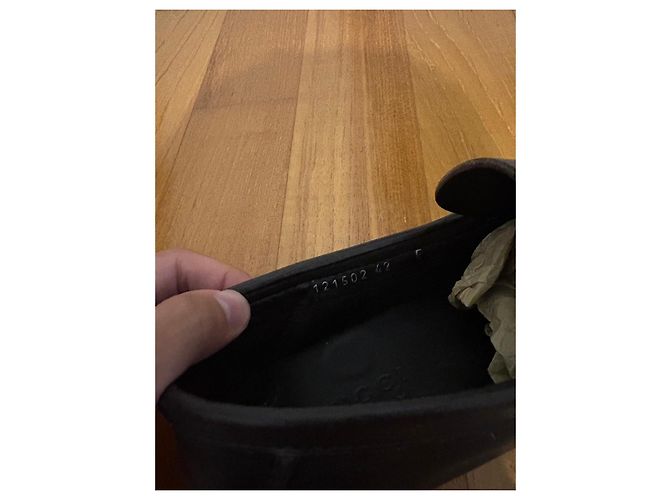 Mocassini Gucci in Pelle Marrone con Morsetto Argento Marrone scuro - vista 6