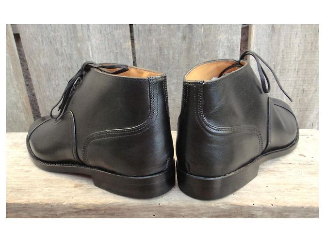Autre Marque Stivaletti Unic in pelle nera Nero - vista 5