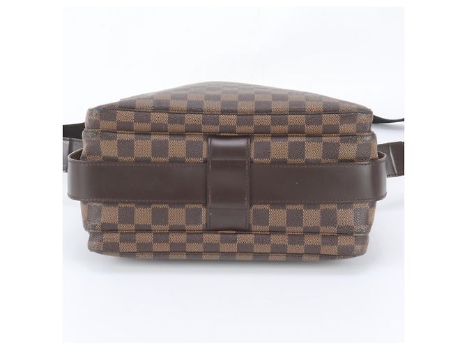 Borsa a tracolla in pelle Louis Vuitton Damier Naviglio N45255 - vista 6