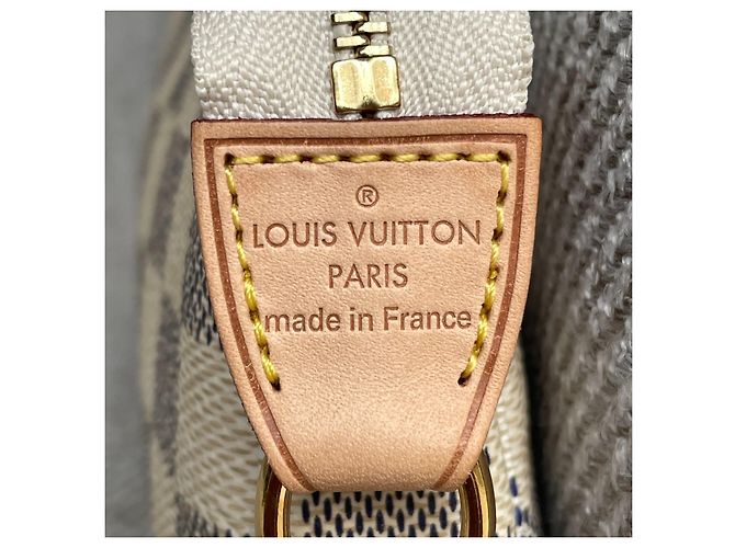 Louis Vuitton Mini Pochette Accessoires Damier Azur Blanco Azul - vista 8
