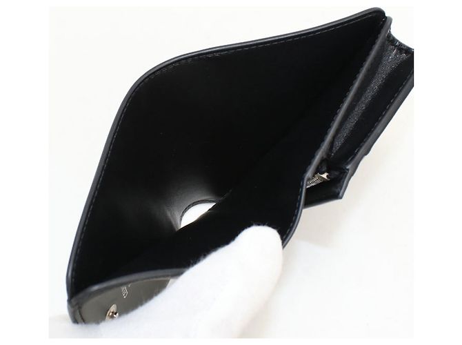 Céline CELINE Triomphe Bi-fold Wallet Black - view 4