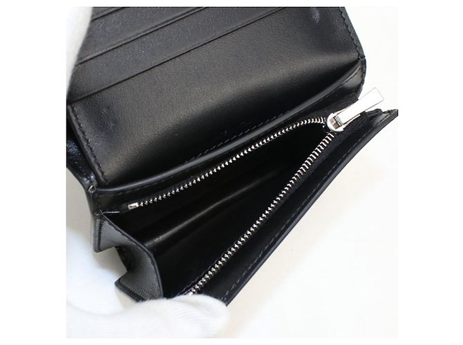 Céline CELINE Triomphe Bi-fold Wallet Black - view 5