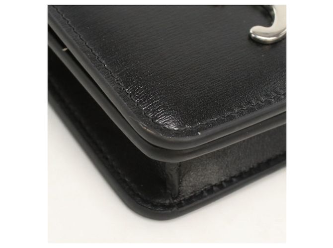 Céline CELINE Triomphe Bi-fold Wallet Black - view 7