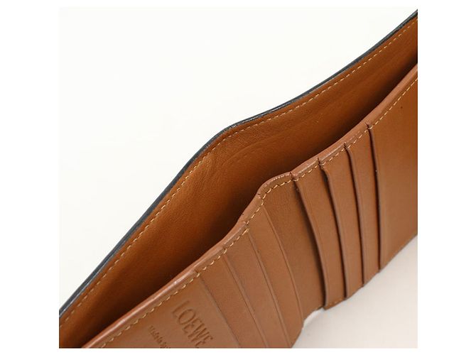 Portafoglio tri-fold Loewe marrone - vista 7