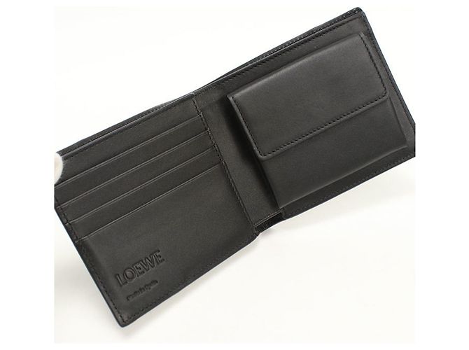 Portafoglio Bifold con Moneta Loewe - Uomo Nero - vista 3
