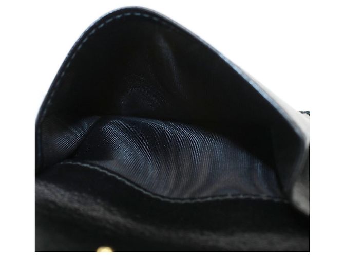 Carteira Prada Tri-fold para Mulheres em Preto - vista 5
