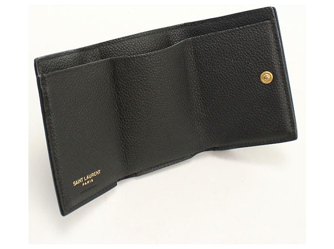 Autre Marque SAINT LAURENT Origami Tiny Wallet Black - view 3