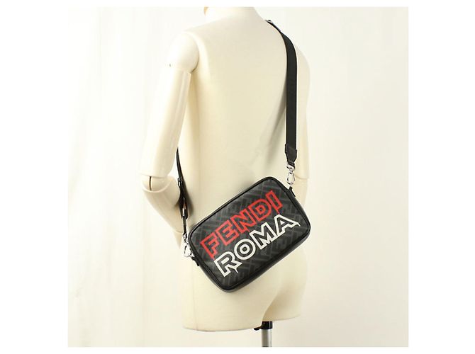 Borsa a tracolla Fendi 7M0286 Nero - vista 9