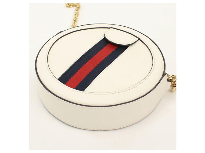 Borsa a tracolla Gucci Ophidia Bianco - vista 2