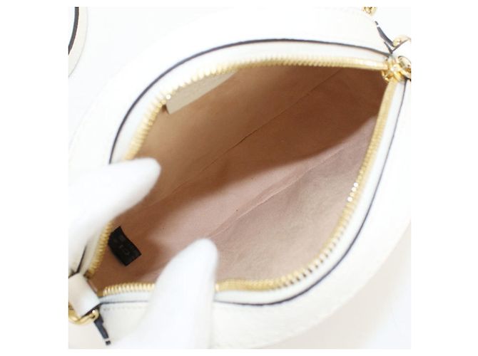Borsa a tracolla Gucci Ophidia Bianco - vista 3
