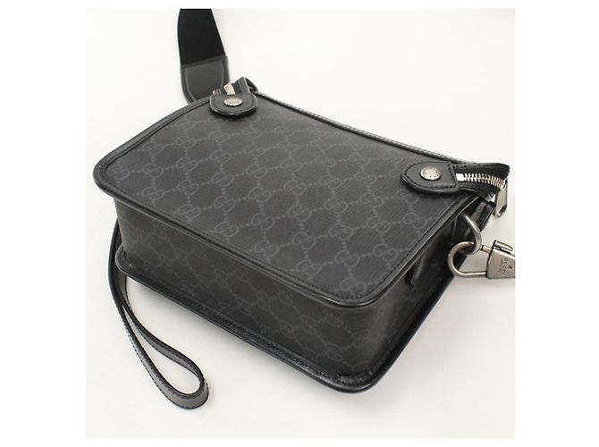 Borsa a tracolla GUCCI nera Nero - vista 2
