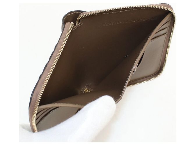 Fendi Bi-fold Geldbörse aus braunem Kalbsleder - Ansicht 4