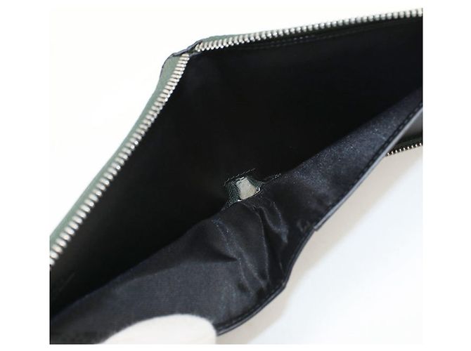 Portafoglio bi-fold Loewe in vitello verde - vista 4