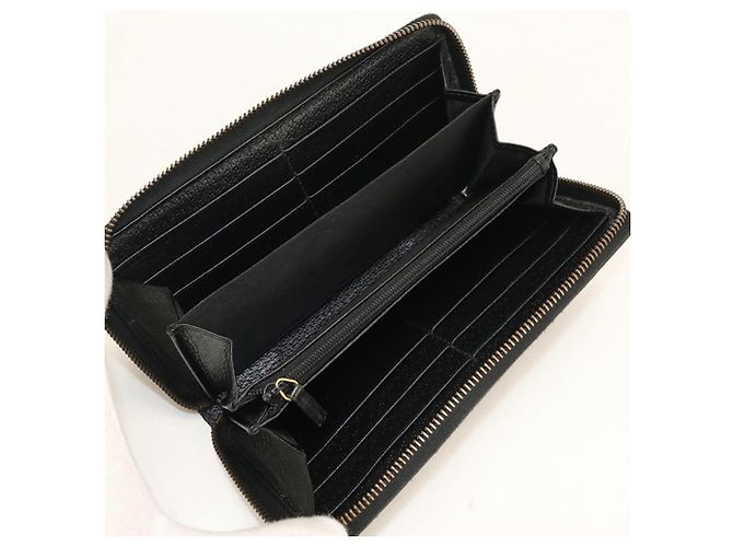 Marmont Cartera larga bi-fold Gucci Negro - vista 3