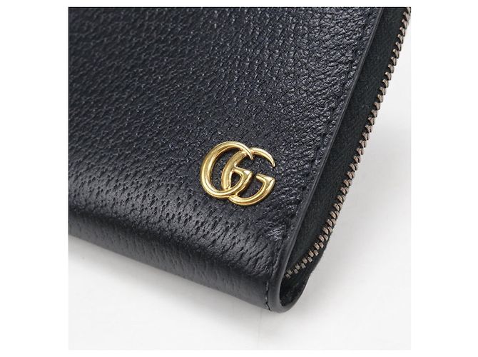 Marmont Cartera larga bi-fold Gucci Negro - vista 5