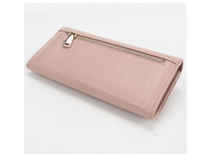 Portafoglio lungo bi-fold rosa da donna Miu Miu - vista 2