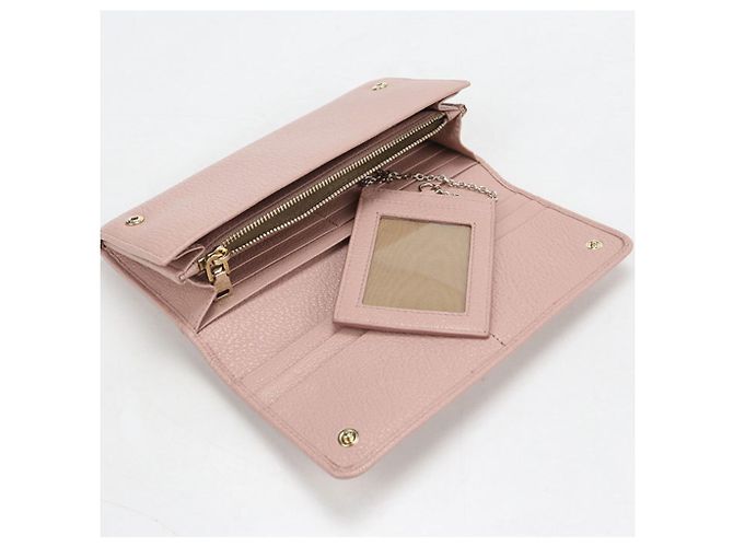 Portafoglio lungo bi-fold rosa da donna Miu Miu - vista 3