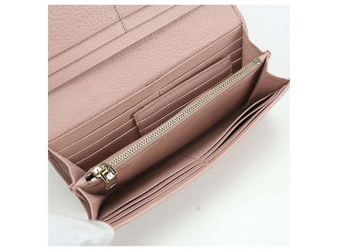Portafoglio lungo bi-fold rosa da donna Miu Miu - vista 4