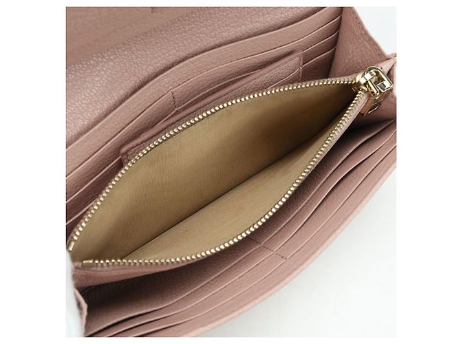 Portafoglio lungo bi-fold rosa da donna Miu Miu - vista 5