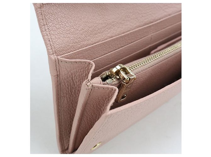 Portafoglio lungo bi-fold rosa da donna Miu Miu - vista 7