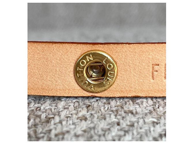 Louis Vuitton Cintura Pochette Florentine in pelle vachetta Beige - vista 5