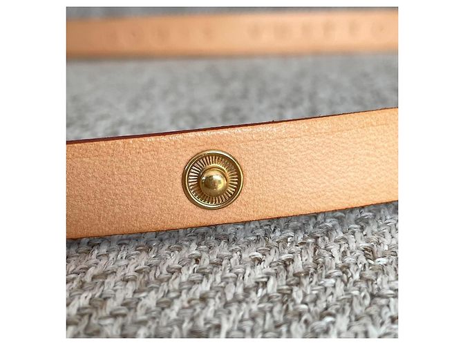 Louis Vuitton Cintura Pochette Florentine in pelle vachetta Beige - vista 7