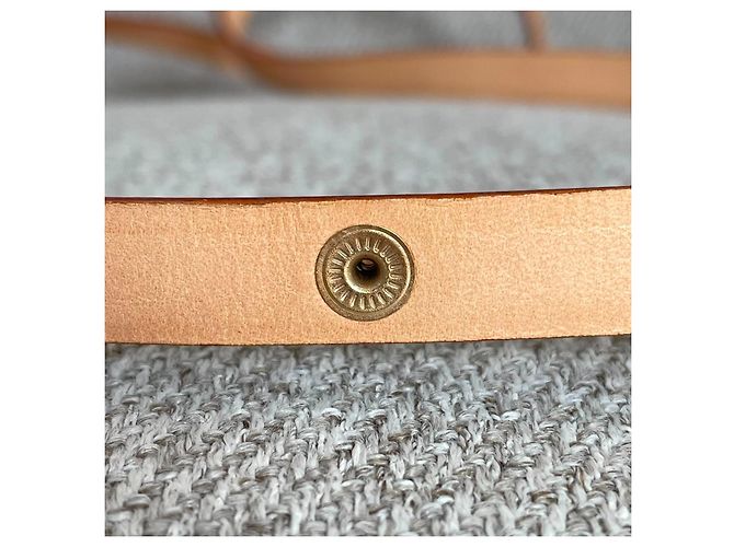 Louis Vuitton Cintura Pochette Florentine in pelle vachetta Beige - vista 8