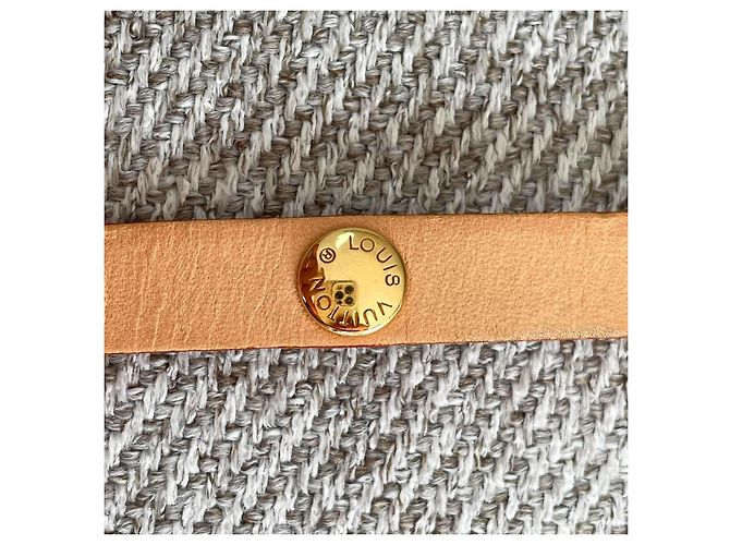 Louis Vuitton Cintura Pochette Florentine in pelle vachetta Beige - vista 9