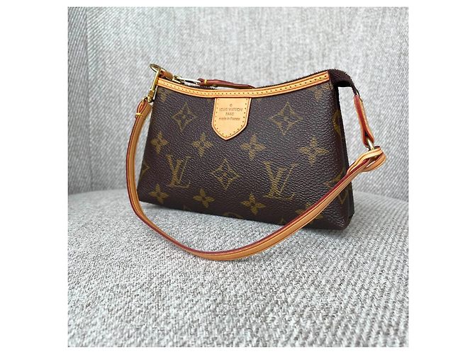 Louis Vuitton Mini Pochette Delightful Monogram Marrone - vista 2