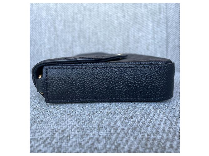 Louis Vuitton Pochette Félicie Pelle Monogram Empreinte Nero - vista 5