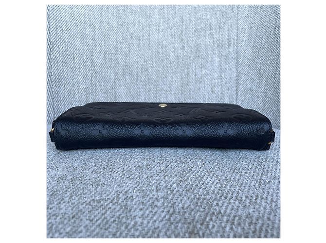 Louis Vuitton Pochette Félicie Pelle Monogram Empreinte Nero - vista 6