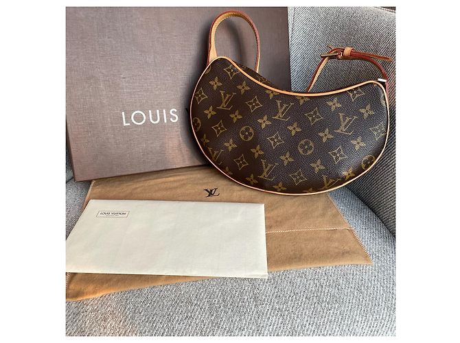 Louis Vuitton Pochette Croissant PM Monogram Marrone - vista 2
