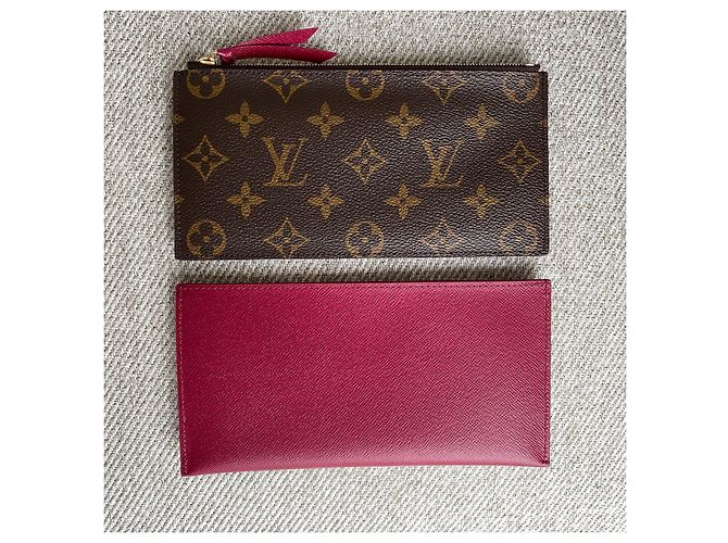 Pochette Félicie Louis Vuitton Félicie Monedero e Inserto Plano Castaño Fucsia - vista 2