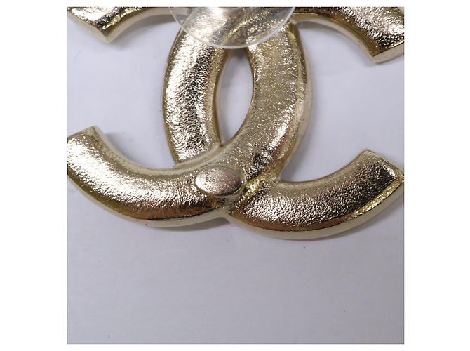 Pendientes Chanel B25P Rhinestone Coco Mark Dorado - vista 8