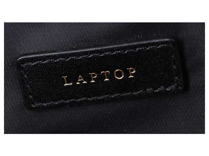 Borsa Tote Commuter Labelled Series in nylon eco Anya Hindmarch Nero - vista 7