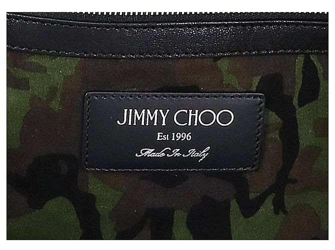 Borsa Tote Pimlico in pelle con borchie a stella Jimmy Choo Nero - vista 7