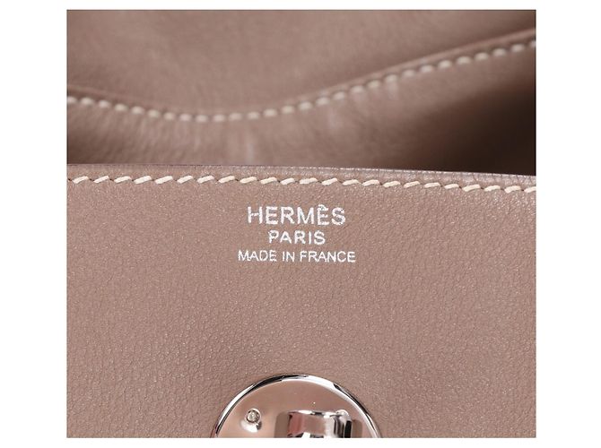 Hermès Hermes Swift Lindy 30 Schultertasche Taupe - Ansicht 7