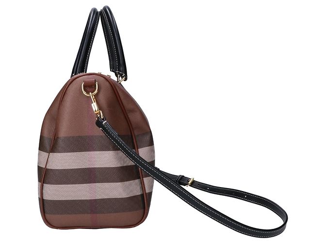 Borsa Bowling Burberry Medium Marrone - vista 2