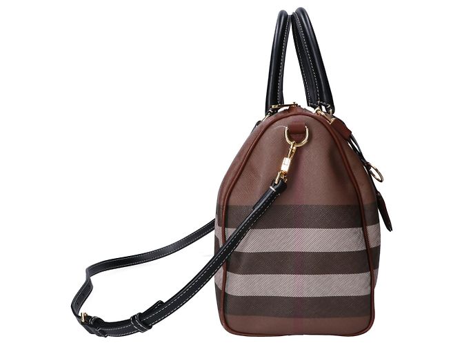 Borsa Bowling Burberry Medium Marrone - vista 4