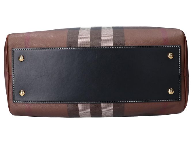 Borsa Bowling Burberry Medium Marrone - vista 6