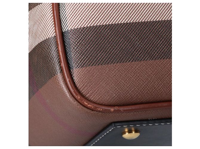Borsa Bowling Burberry Medium Marrone - vista 8