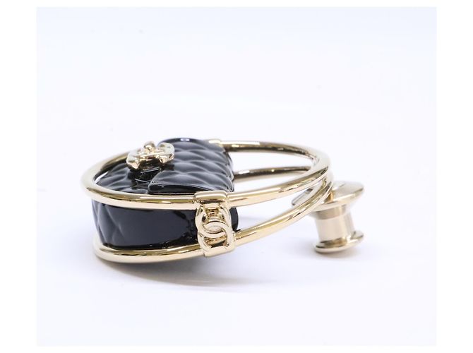 Chanel Brosche in Schwarzgold - Ansicht 2
