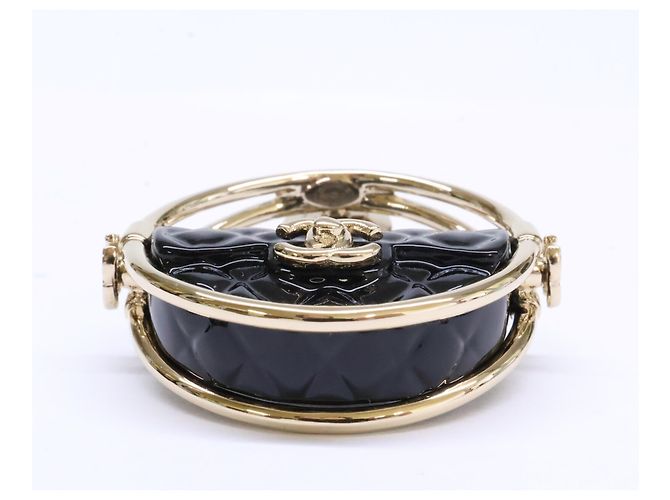 Chanel Brosche in Schwarzgold - Ansicht 3