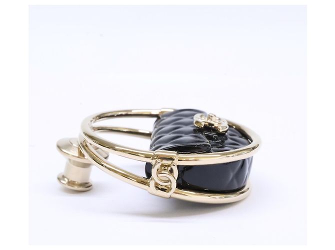 Chanel Brosche in Schwarzgold - Ansicht 4