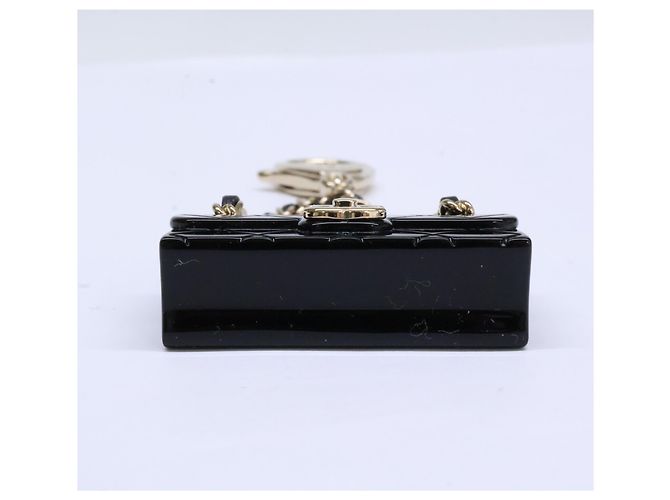 Chanel B23C ABA121 GP Schlüsselanhänger Schwarz - Ansicht 3