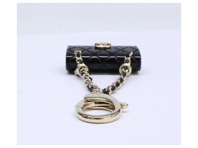 Chanel B23C ABA121 GP Schlüsselanhänger Schwarz - Ansicht 5
